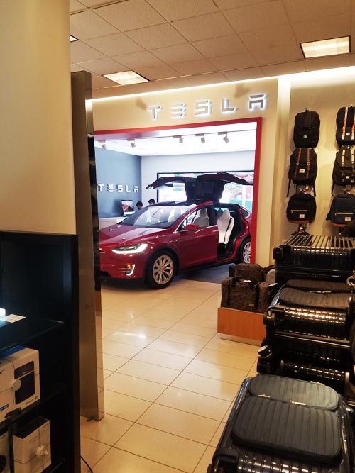 Tesla and Nordstrom&rsquo;s &ldquo;in the store&rdquo; Promotion.